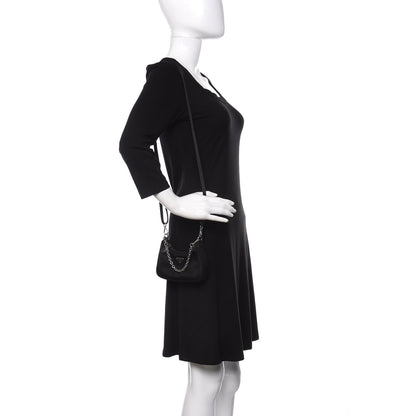 Prada Tessuto Nylon Mini Re-Edition 2000 Shoulder Bag Black 2 of 11