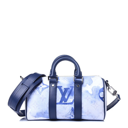 Louis Vuitton Monogram Watercolor Keepall XS Blue 1 of 12