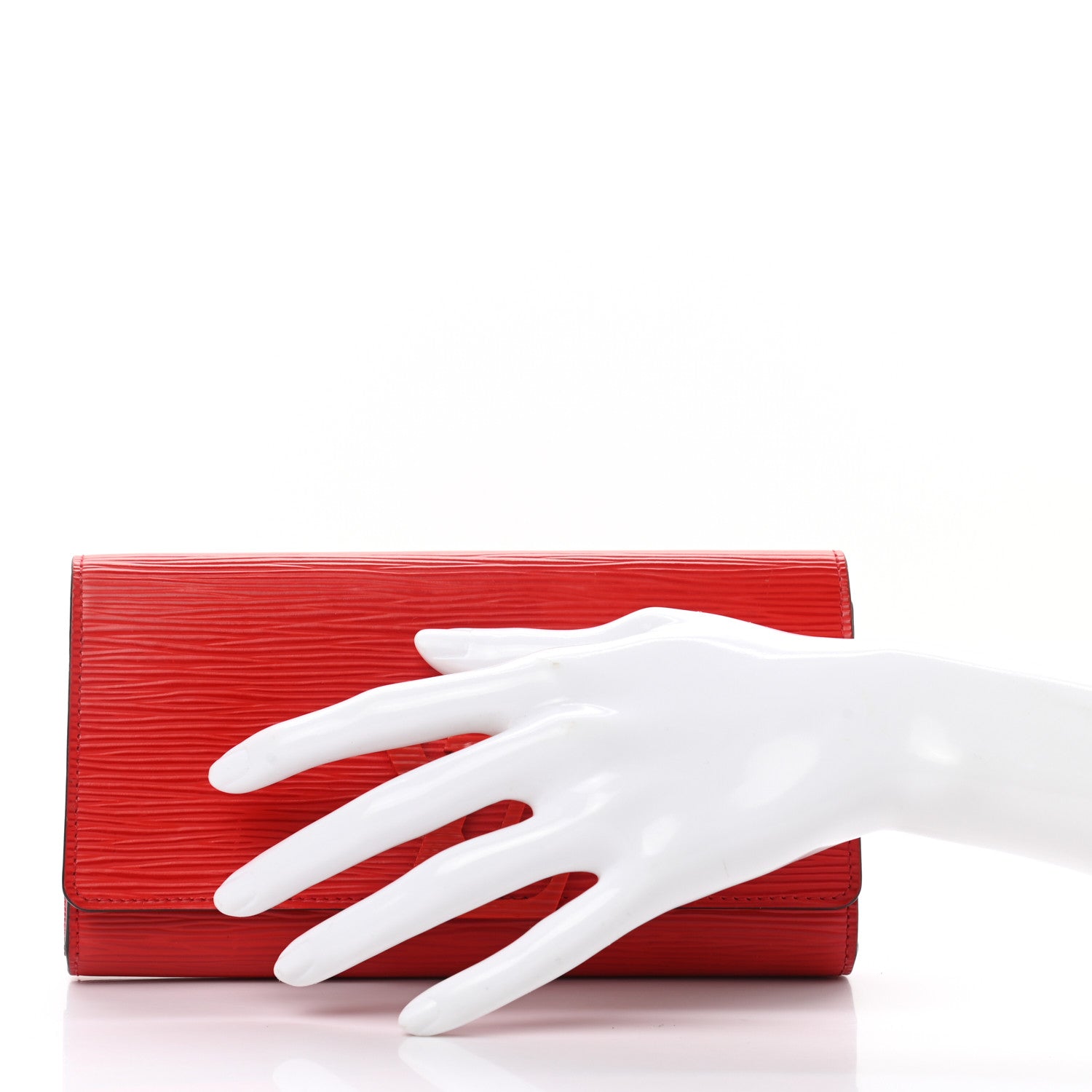 Louis Vuitton Epi Louise Wallet Coquelicot 2 of 8