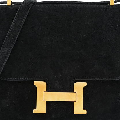 Hermes Veau Doblis Constance 18 Black 10 of 13