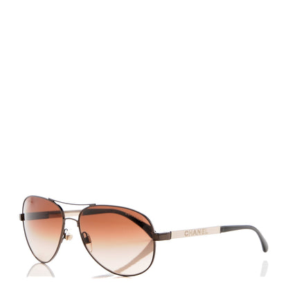 Chanel Aviator Sunglasses 4179 Dark Brown 1 of 9