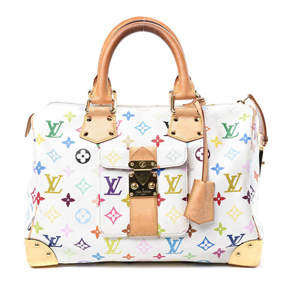 Louis Vuitton Monogram Multicolor Speedy 30 White 1 of 12