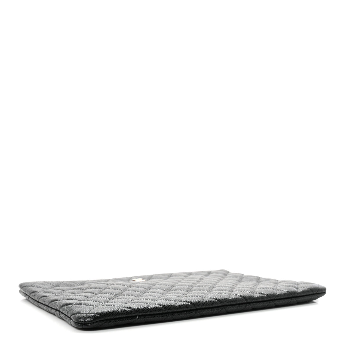 Chanel Caviar Quilted Large Cosmetic Case Black 4 of 8