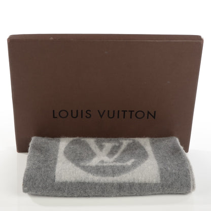 Louis Vuitton Lambswool Angora Cardiff Scarf Grey 5 of 5