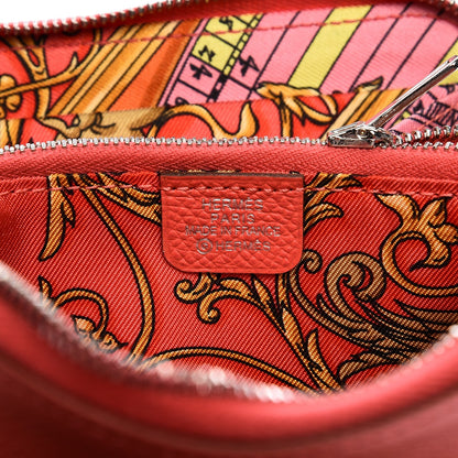 Hermes Epsom Silk'in Compact Wallet Rose Jaipur 6 of 7