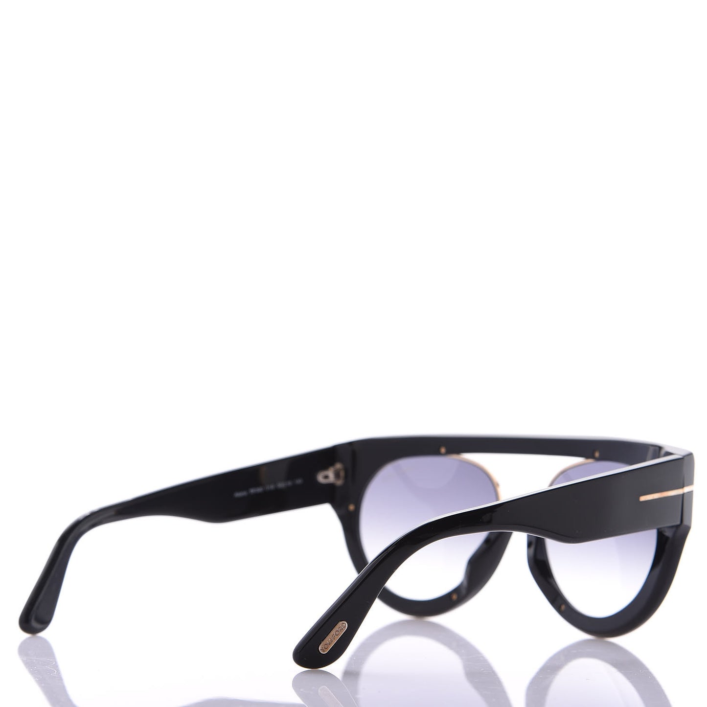 Alana Aviator Round Sunglasses TF360 Black
