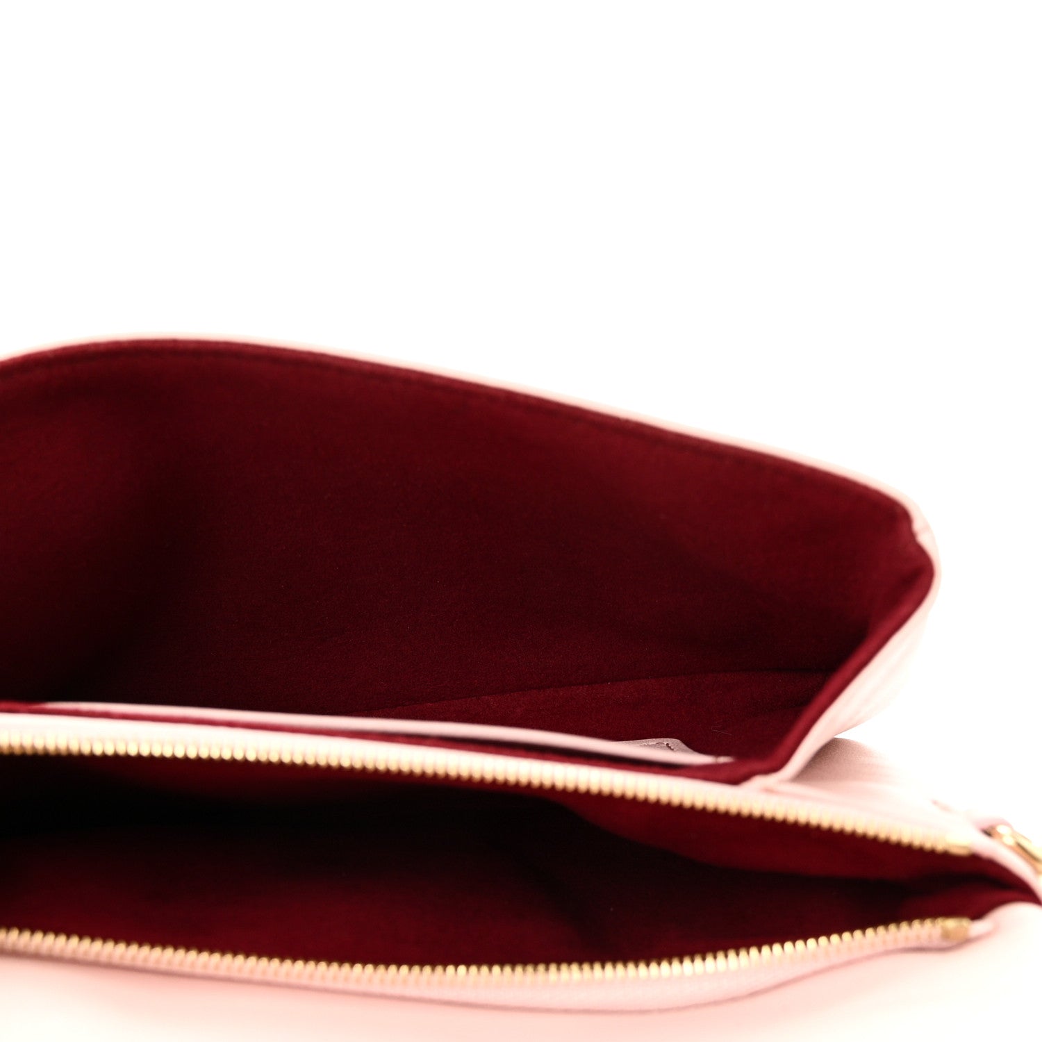 Louis Vuitton Lambskin Embossed Monogram Pochette Coussin Rose 5 of 9