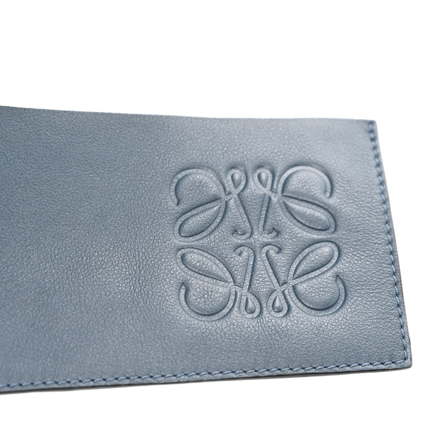 Nappa Oversized Bow Shoulder Bag Indigo
