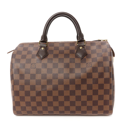 Louis Vuitton Damier Ebene Speedy 30 1 of 10