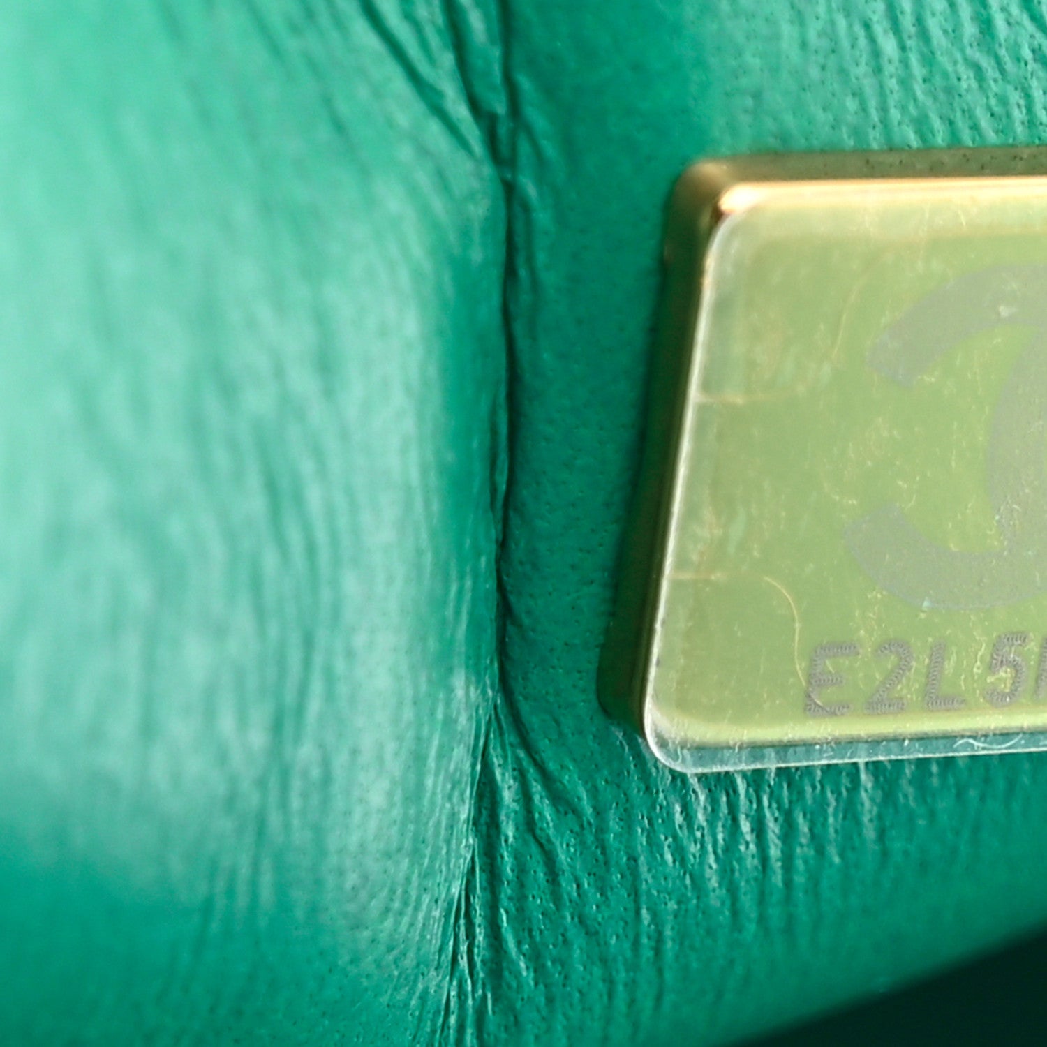 Chanel Iridescent Lambskin Quilted Mini Rectangular Flap Green 7 of 11
