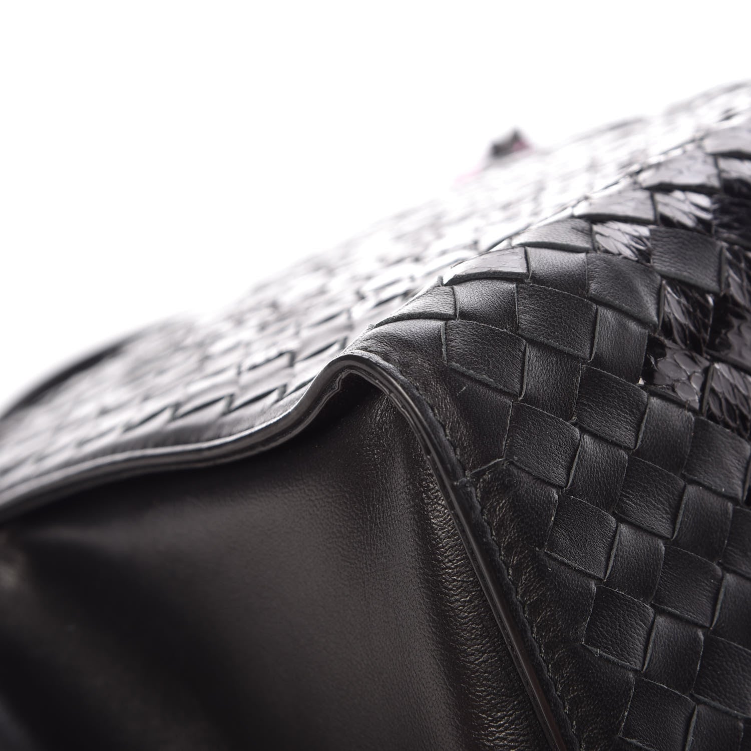 Bottega Veneta Nappa Ayers Intrecciato Small Tote Nero Black 11 of 12