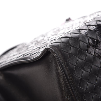Bottega Veneta Nappa Ayers Intrecciato Small Tote Nero Black 11 of 12