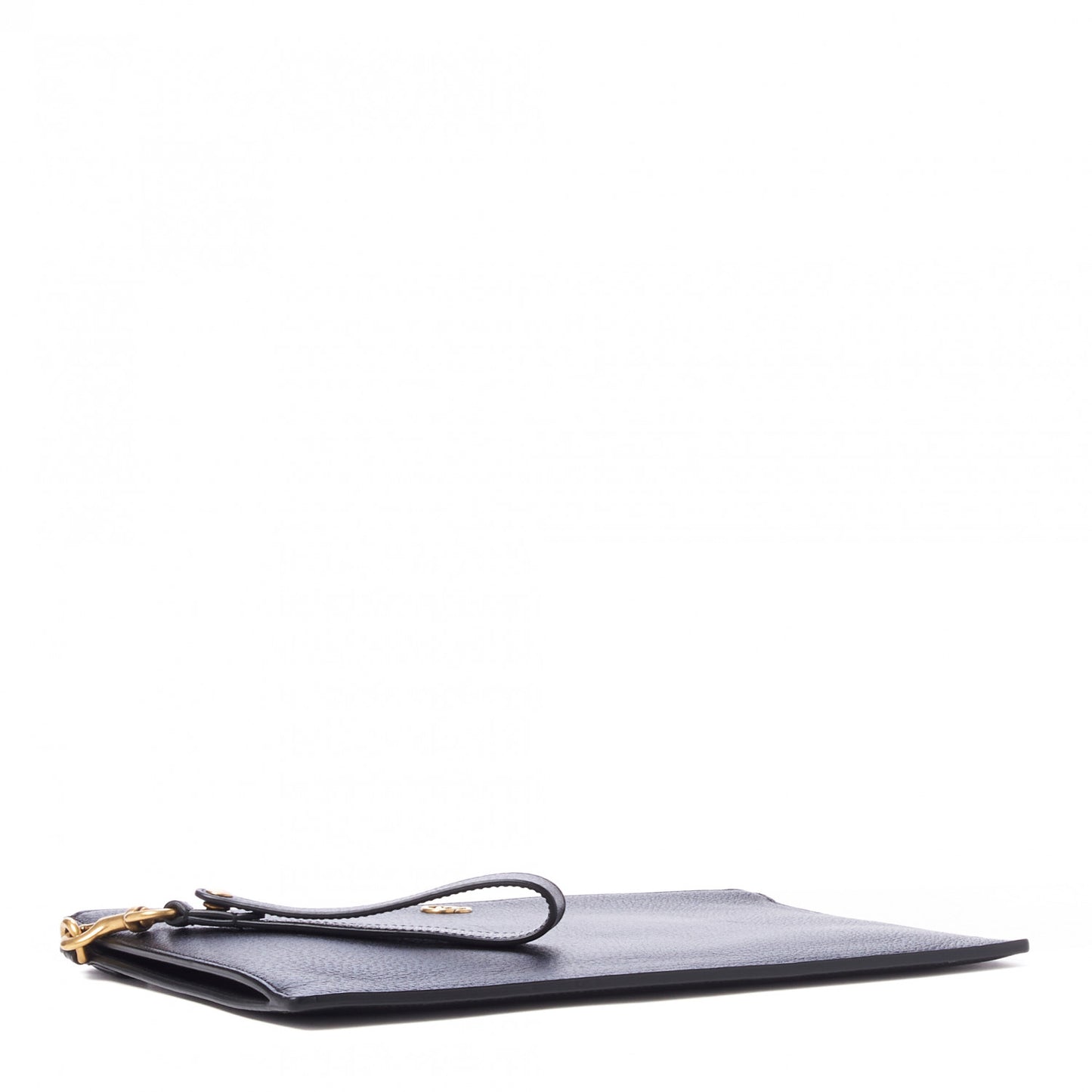 Calfskin GG Marmont Zip Pouch Black