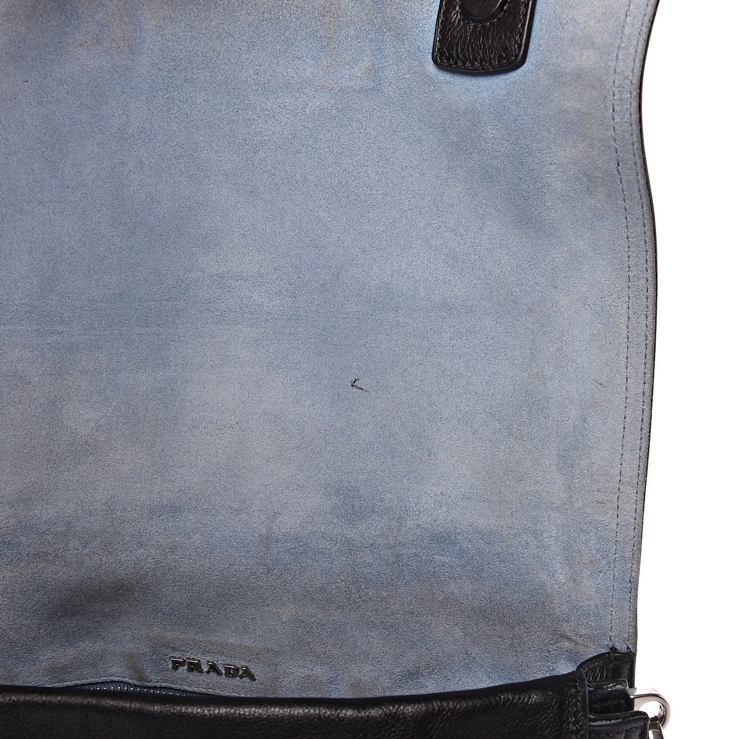 Glace Calf Etiquette Flap Black Astrale