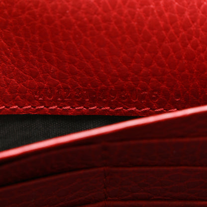 Gucci Calfskin Mini Dionysus Chain Wallet Hibiscus Red 7 of 13