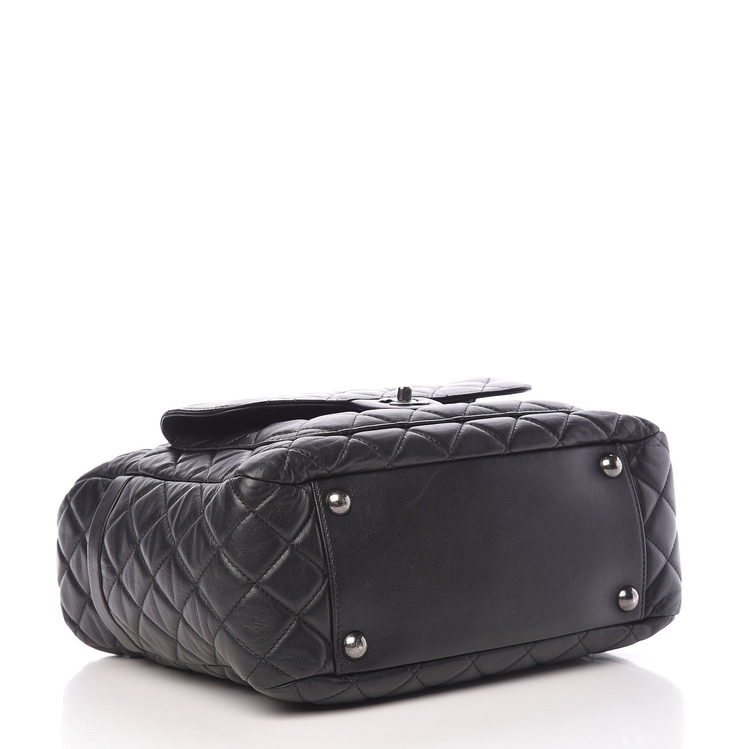 Chanel Lambskin Quilted Shoulder Bag Black 4 of 14