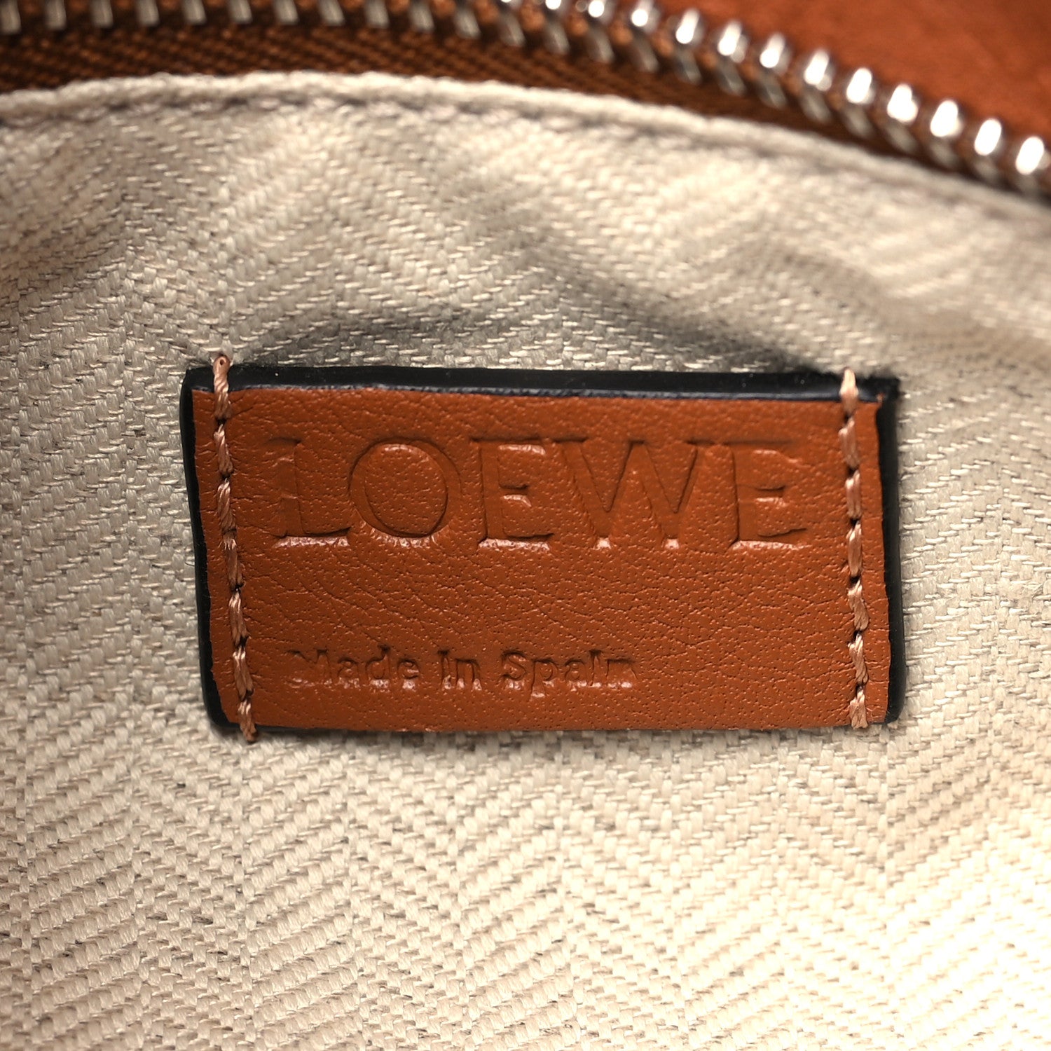 Loewe Calfskin Small Puzzle Bag Tan 6 of 8