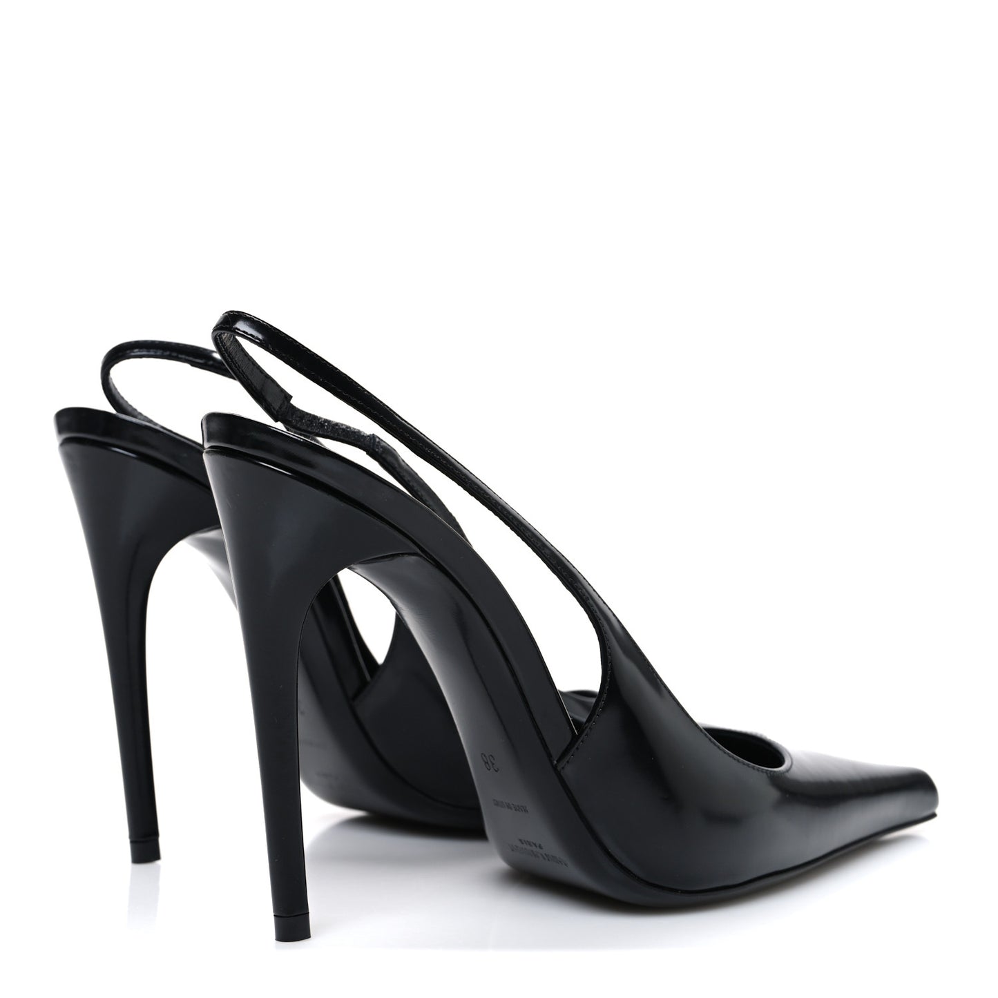 Patent Vendome Slingback Pumps 38 Black