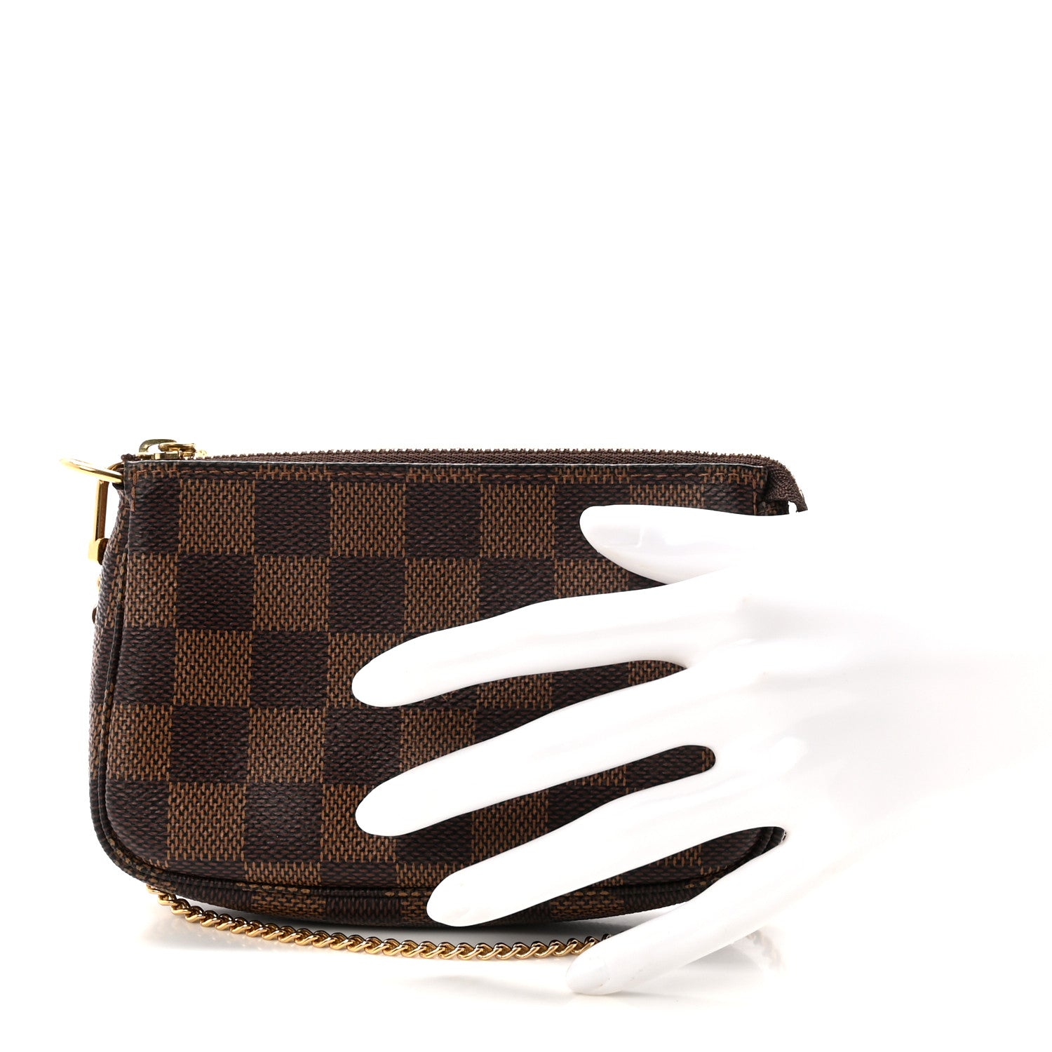 Louis Vuitton Damier Ebene Mini Pochette Accessories 2 of 8