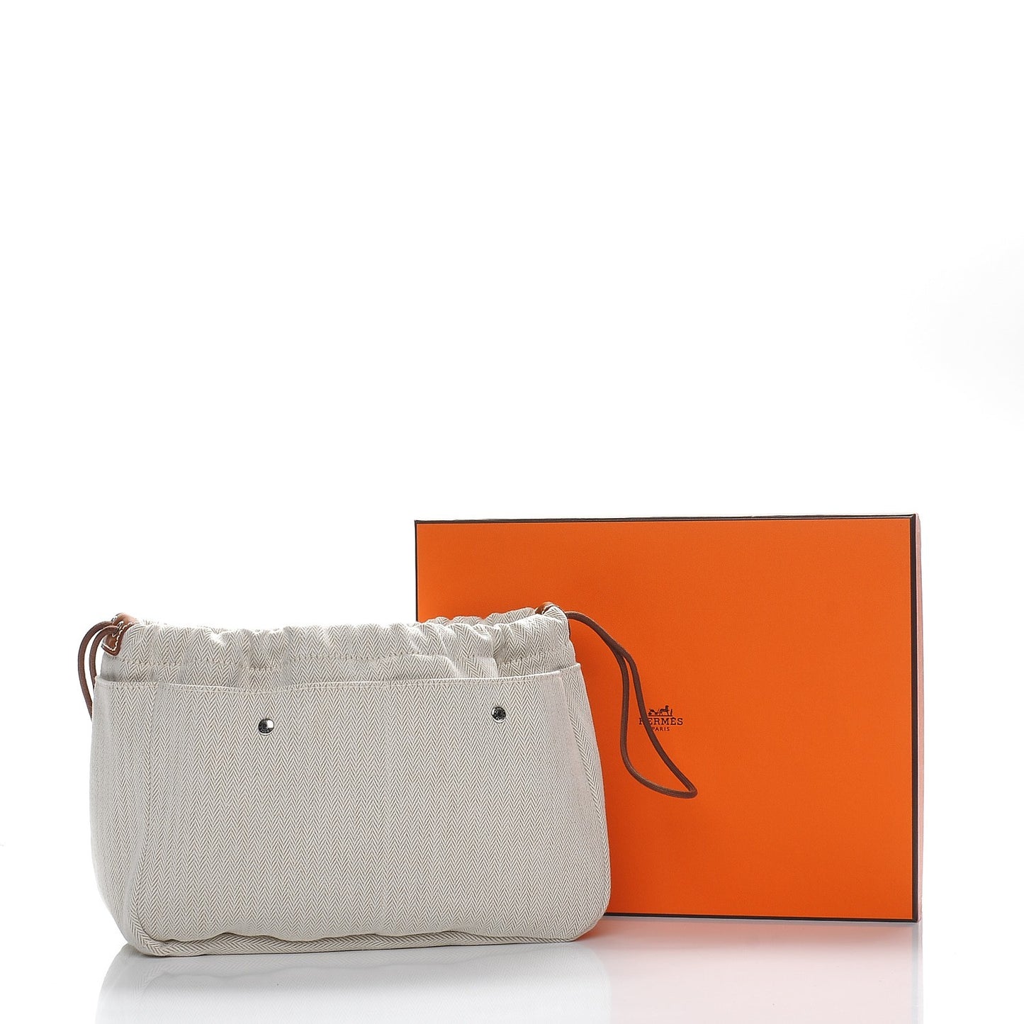Canvas Barenia Fourbi 25 MM Pouch Naturel Fauve