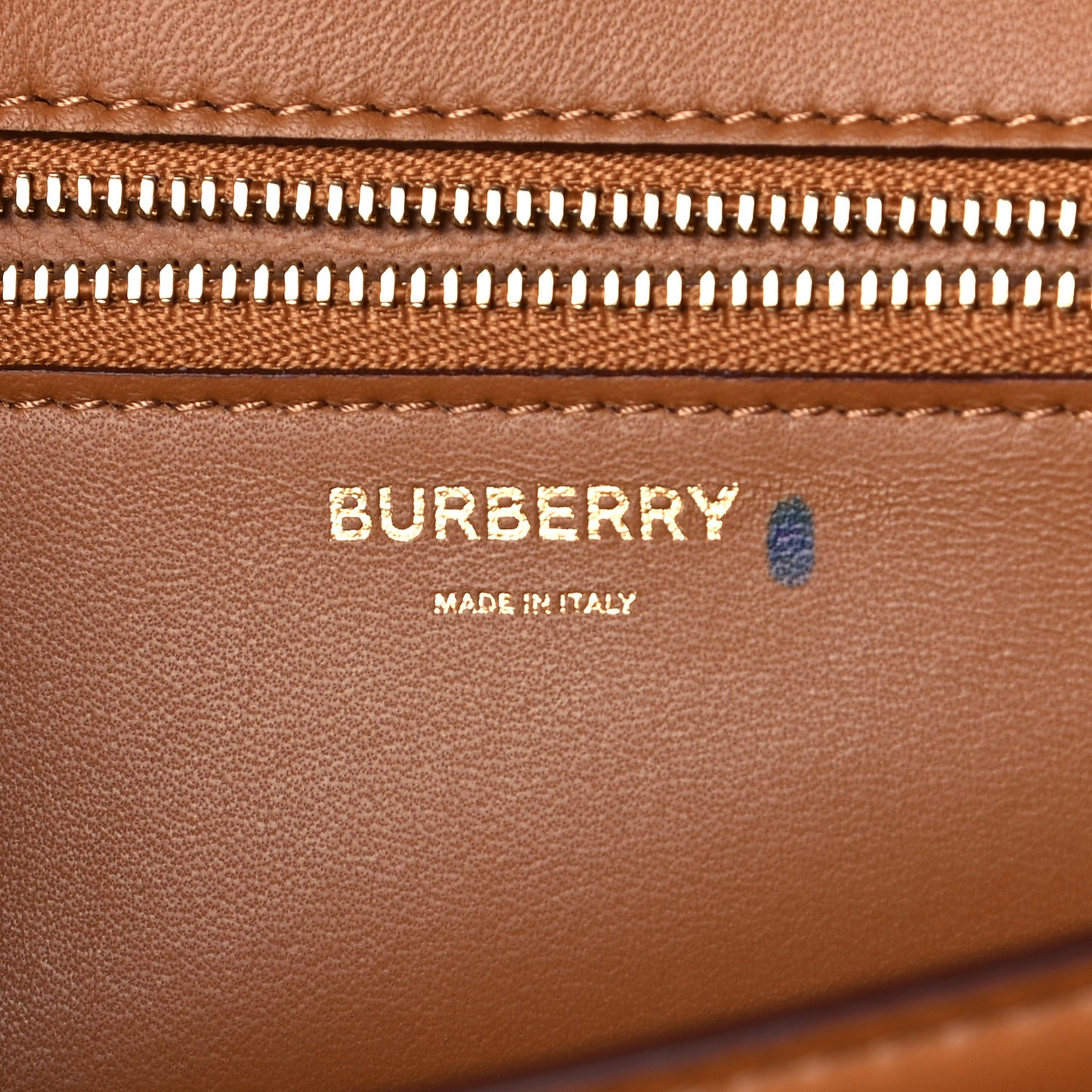 Smooth Calfskin Monogram Medium TB Bag Warm Camel