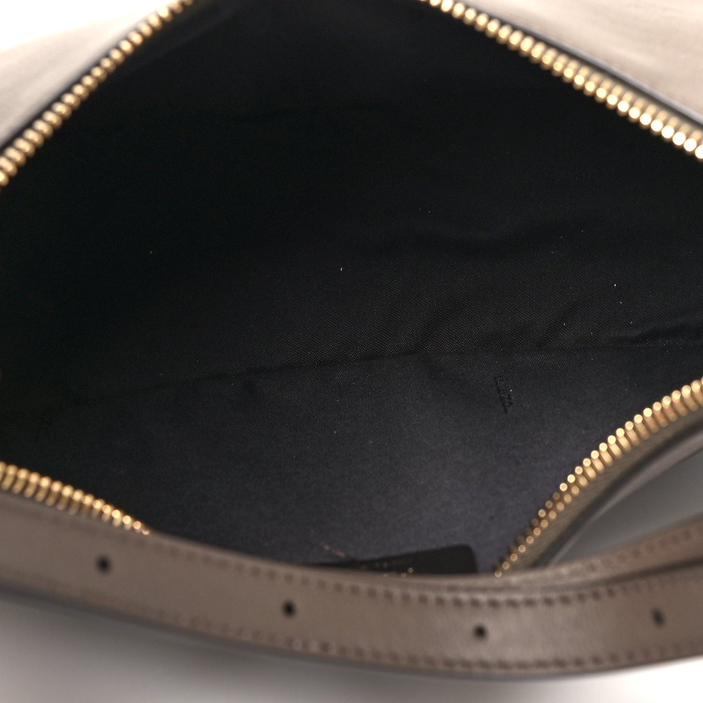 Vitello Grace Matte Small Fendigraphy Hobo Bag Dark Coffee
