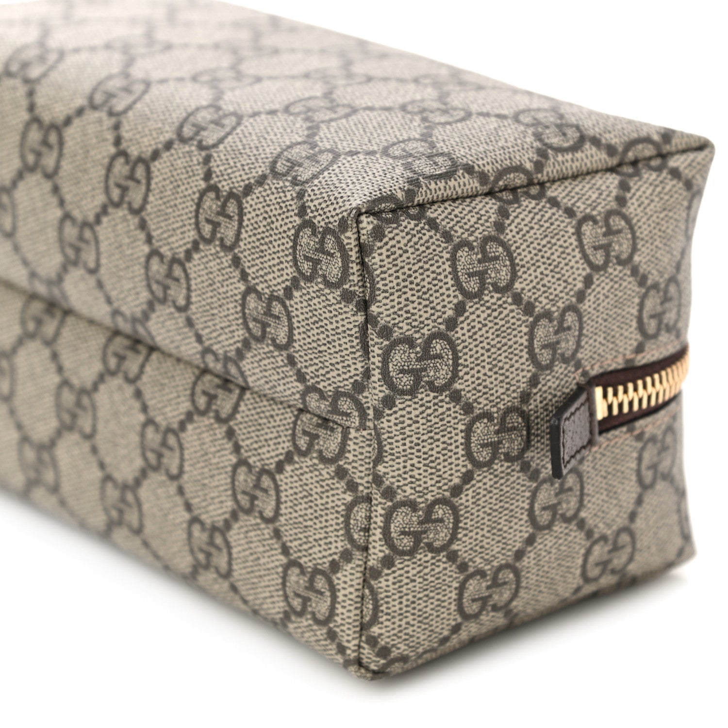 Gucci Soft GG Supreme Monogram Calfskin Medium Ophidia Cosmetic Case Beige Ebony New Acero 9 of 10