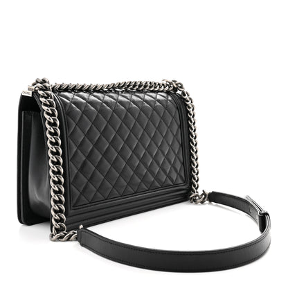 Chanel Caviar Quilted New Medium Boy Flap Black 3 of 14