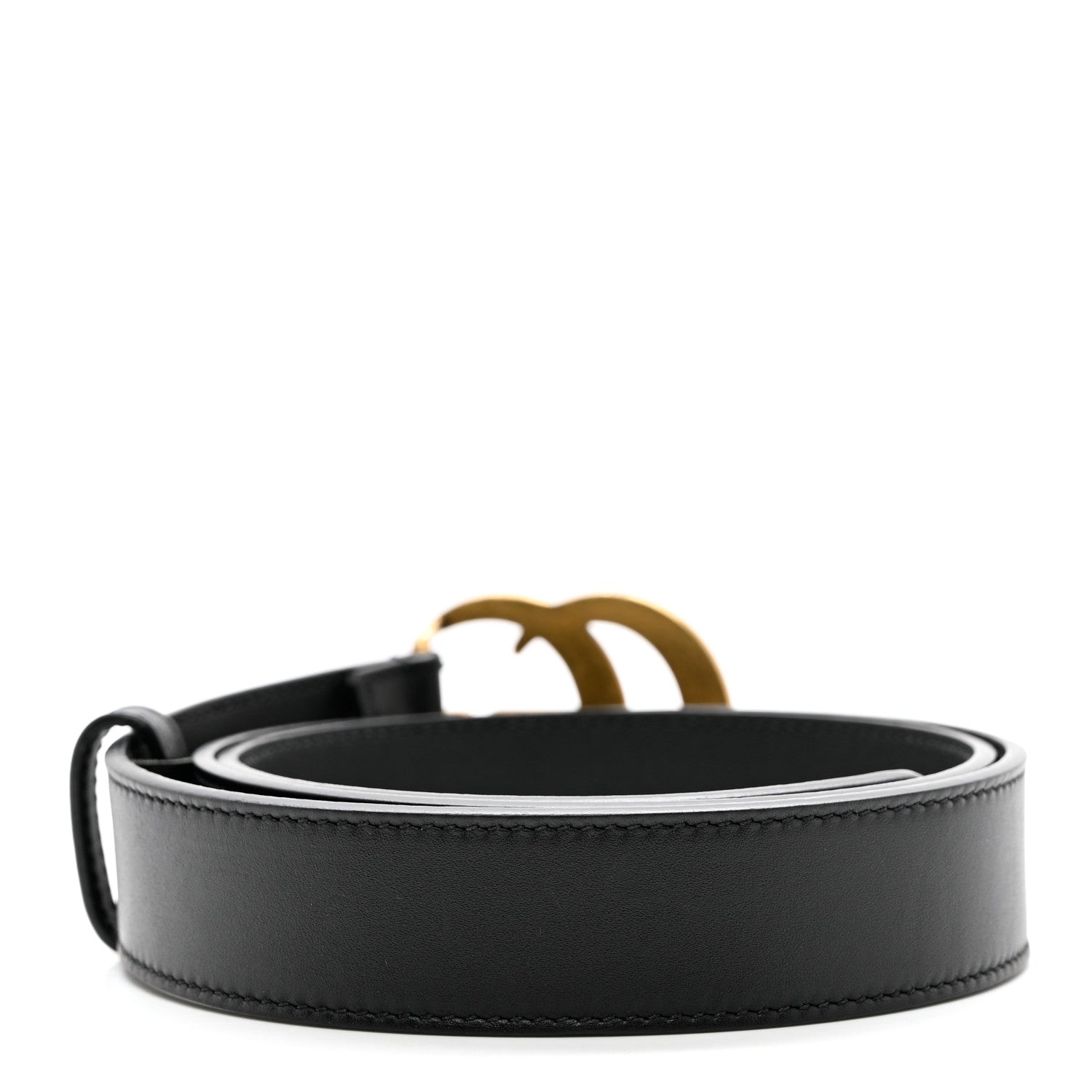 Gucci Calfskin Double G 30mm Belt 85 34 Black 2 of 6