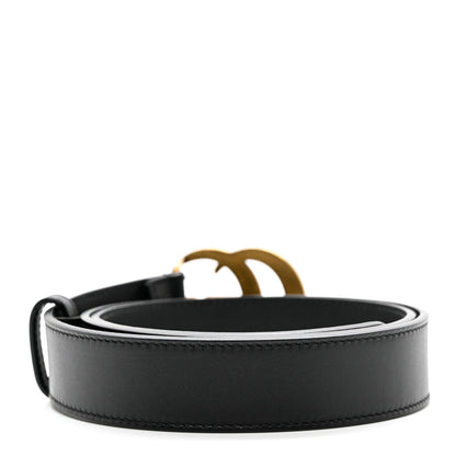 Gucci Calfskin Double G 30mm Belt 85 34 Black 2 of 6