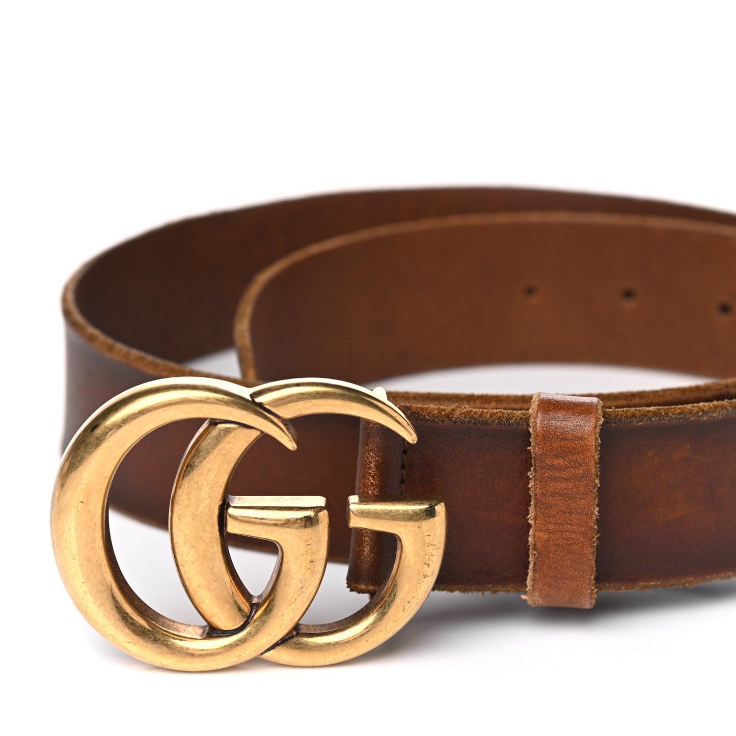 Faded Calfskin Double G 40mm Belt 85 34 Cuir