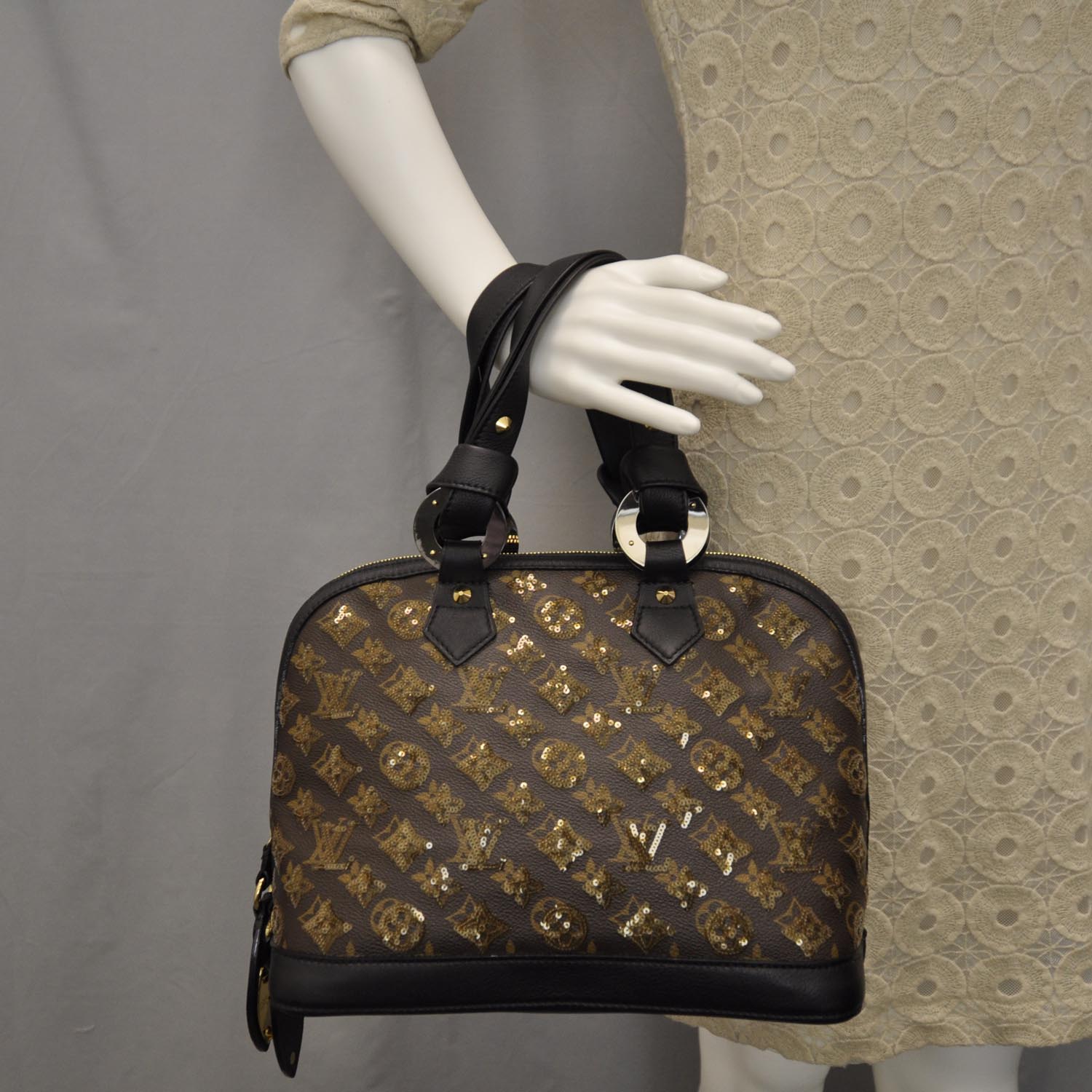 Louis Vuitton Monogram Sequins Eclipse Alma Ambre 2 of 7