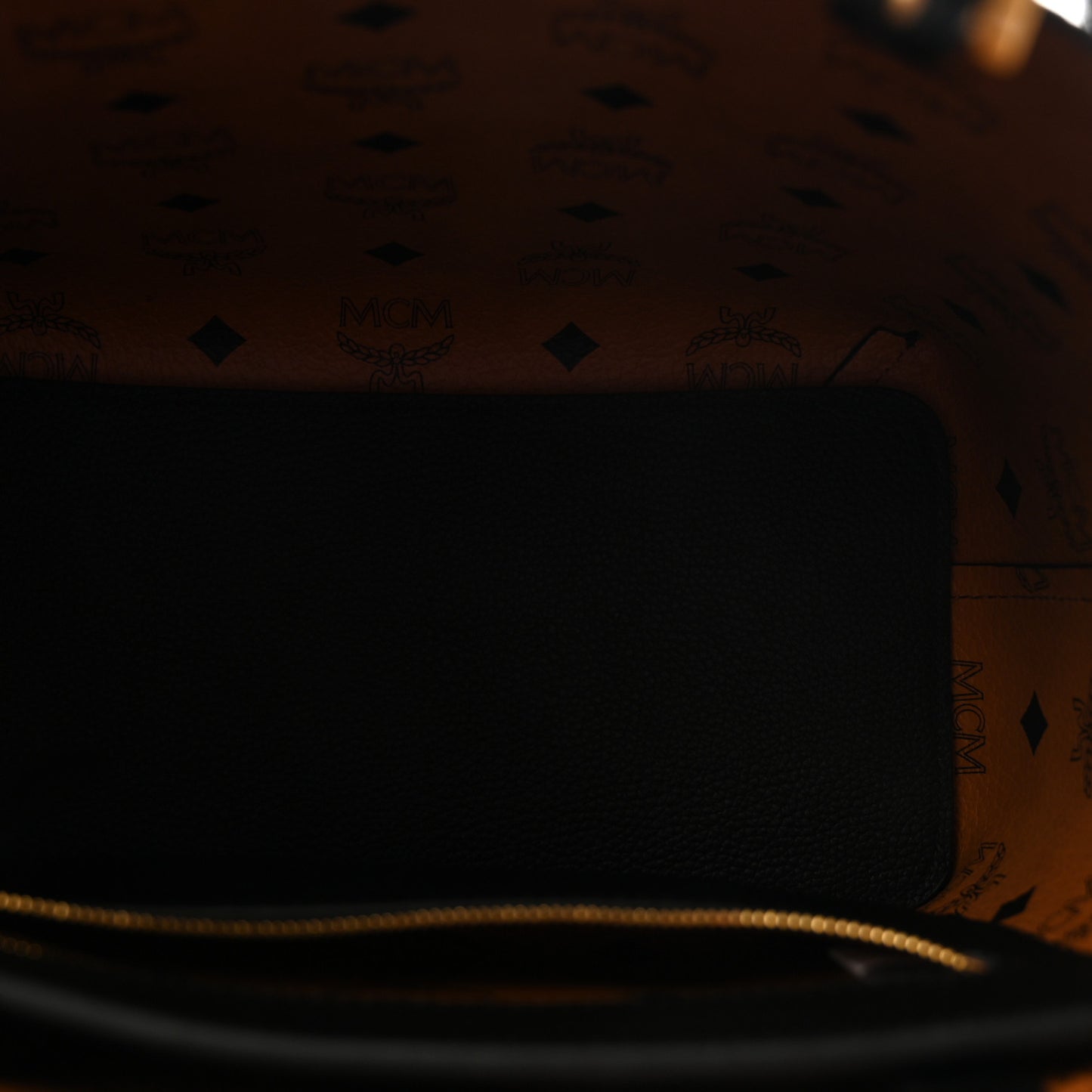 Grained Calfskin Mini Himmel Shopper Tote Black
