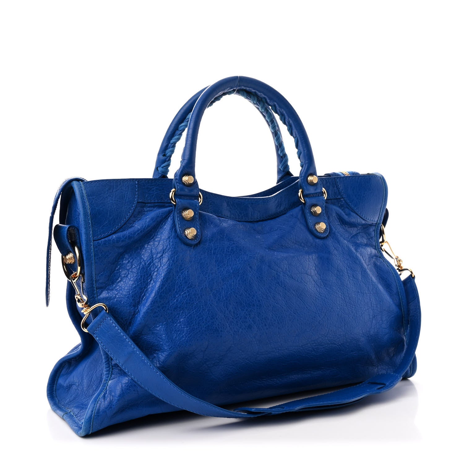 Balenciaga Agneau Giant 12 Gold Hardware City Bleu Lazuli 1726498