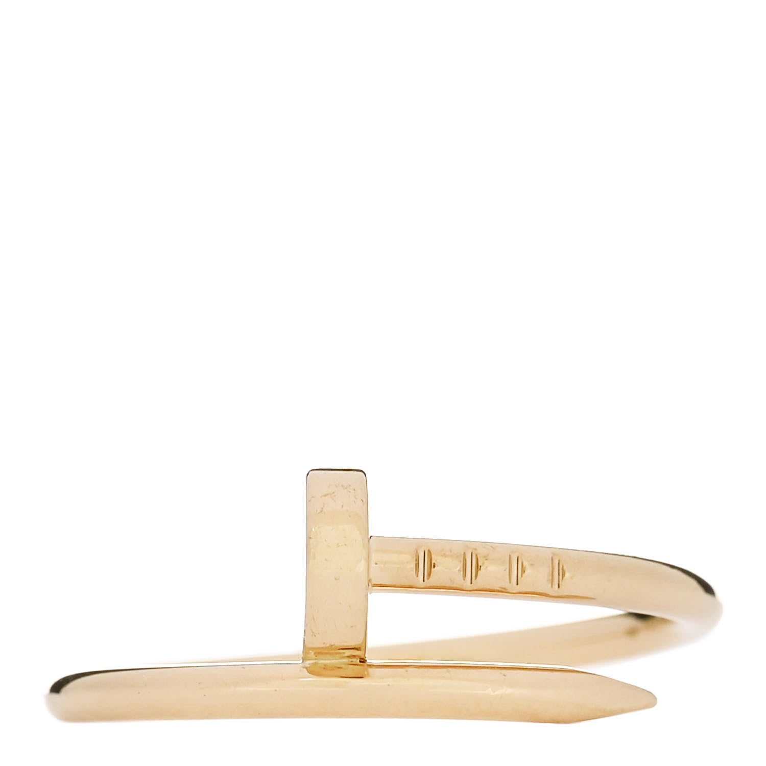 Cartier 18K Yellow Gold Small Juste Un Clou Ring 54 7 1 of 5