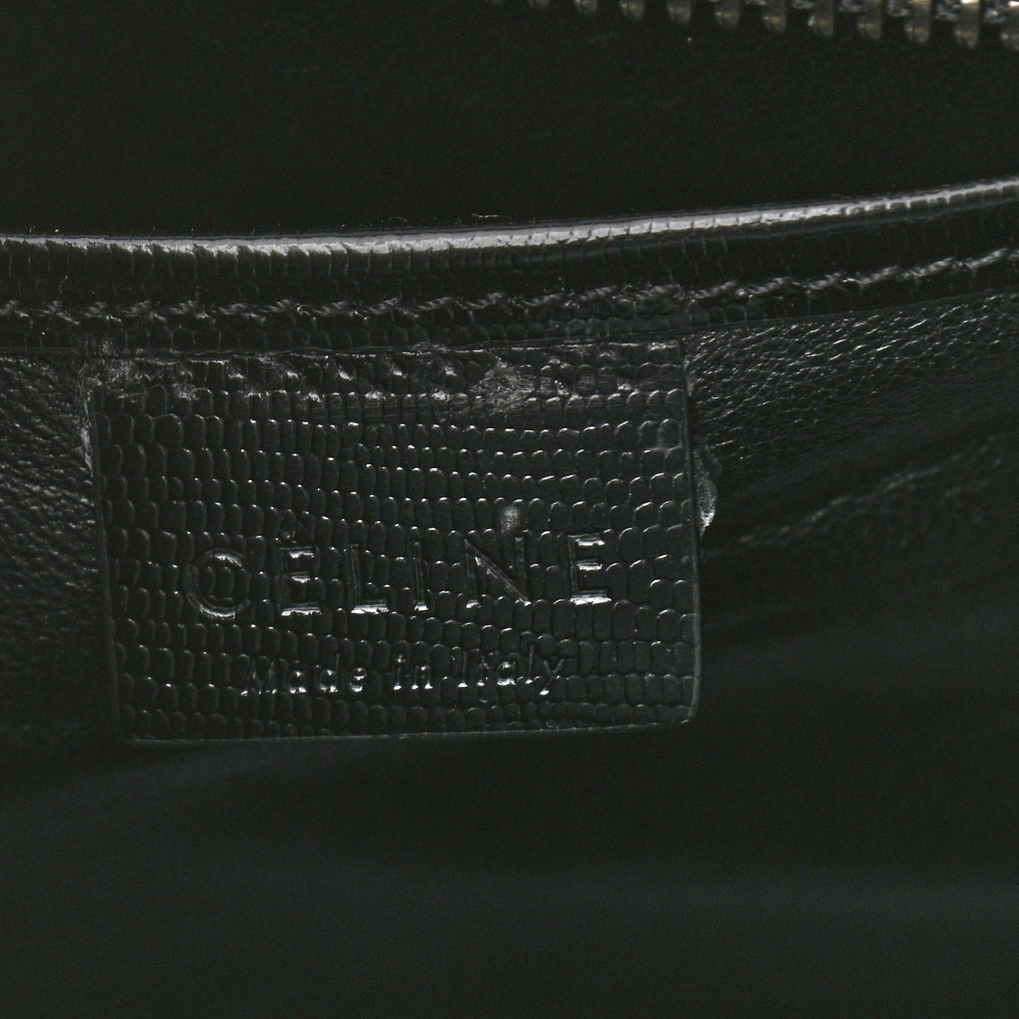 Smooth Calfskin Lizard Embossed Nano Luggage White Black