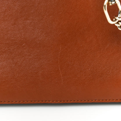 Chloe Suede Calfskin Medium Faye Shoulder Bag Tobacco 19 of 23