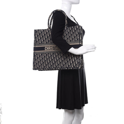 Christian Dior Oblique Book Tote Blue Multicolor 2 of 12