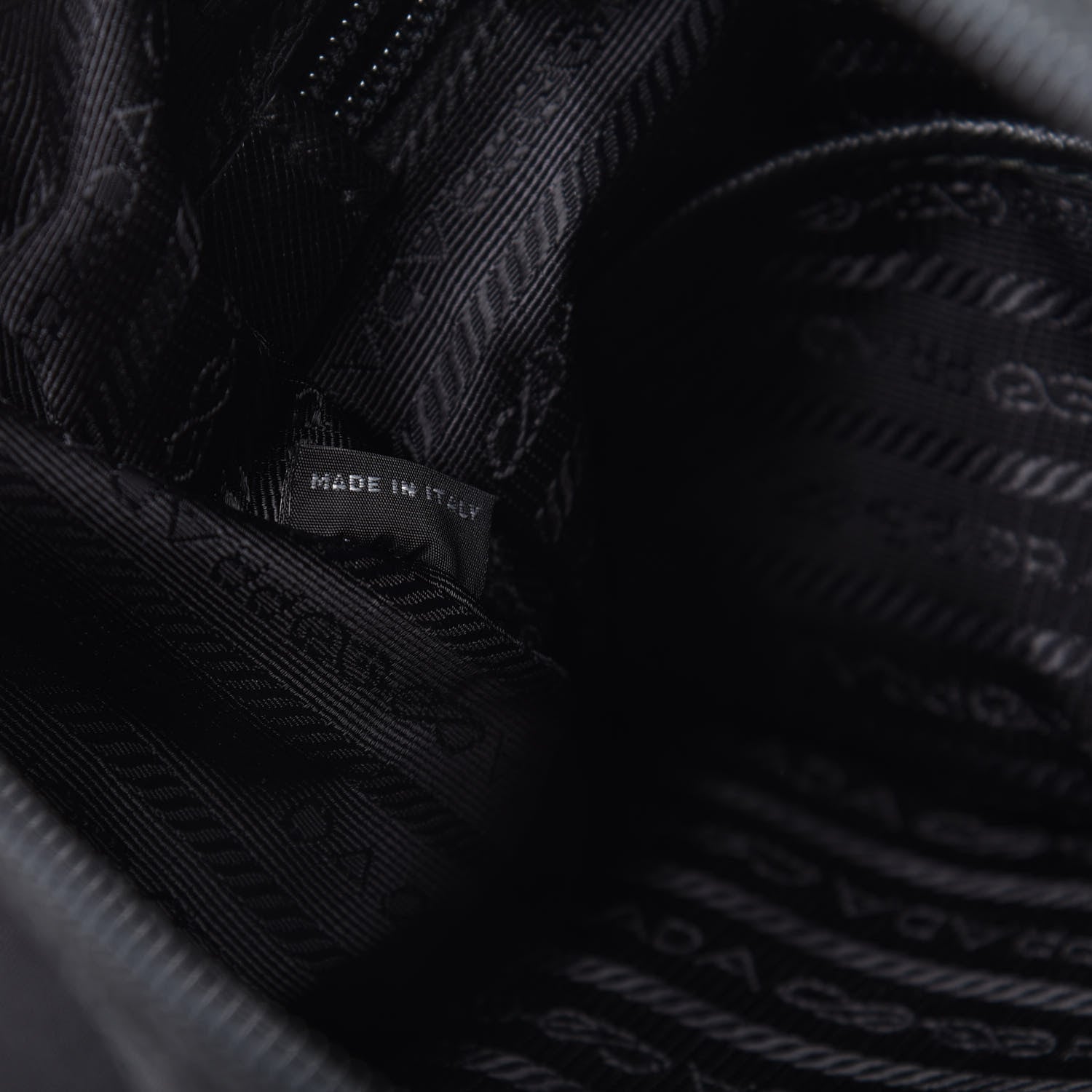 Prada Nylon Tessuto Messenger Bag Black 7 of 11