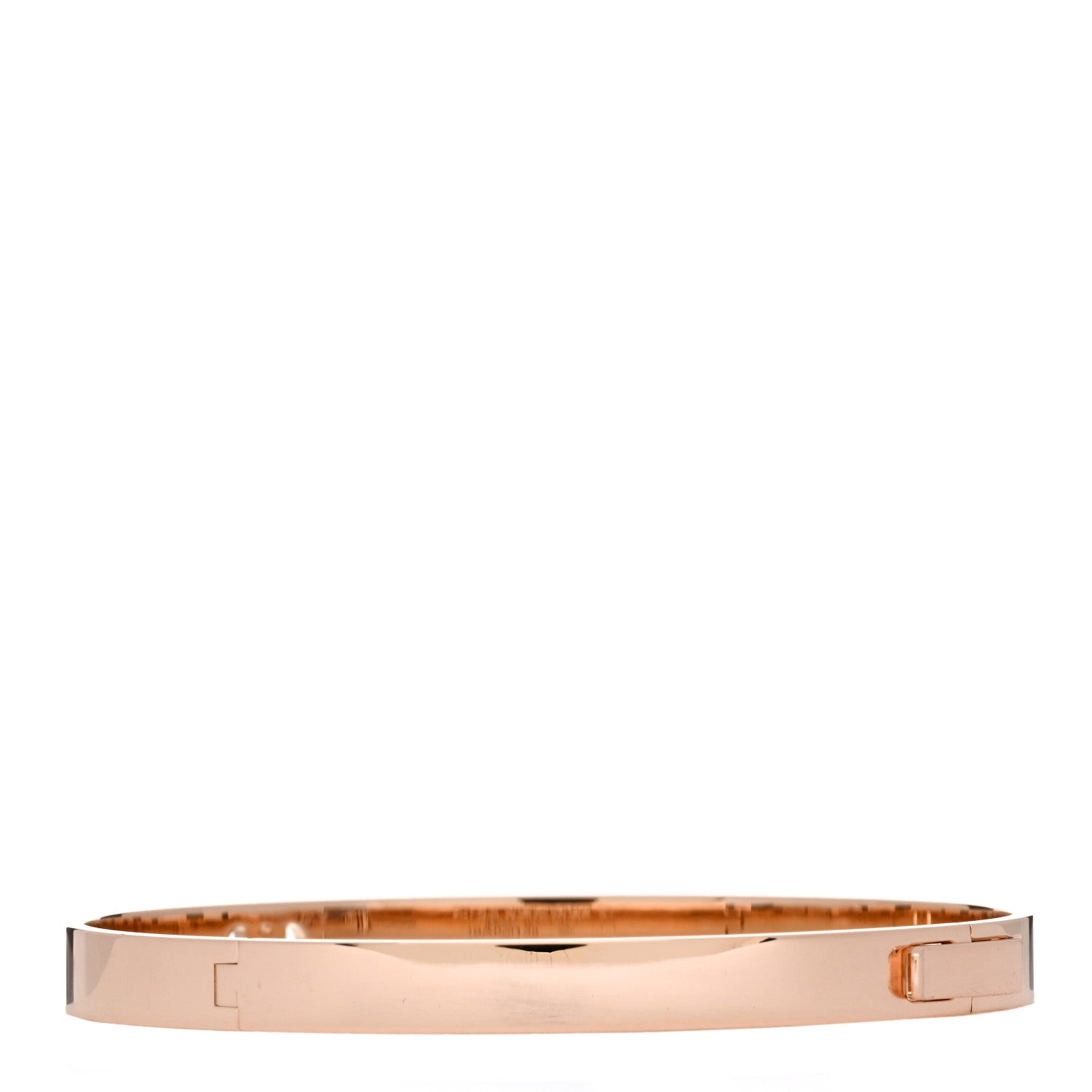 Hermes 18K Rose Gold Diamond PM H D'Ancre Bracelet ST 2 of 4
