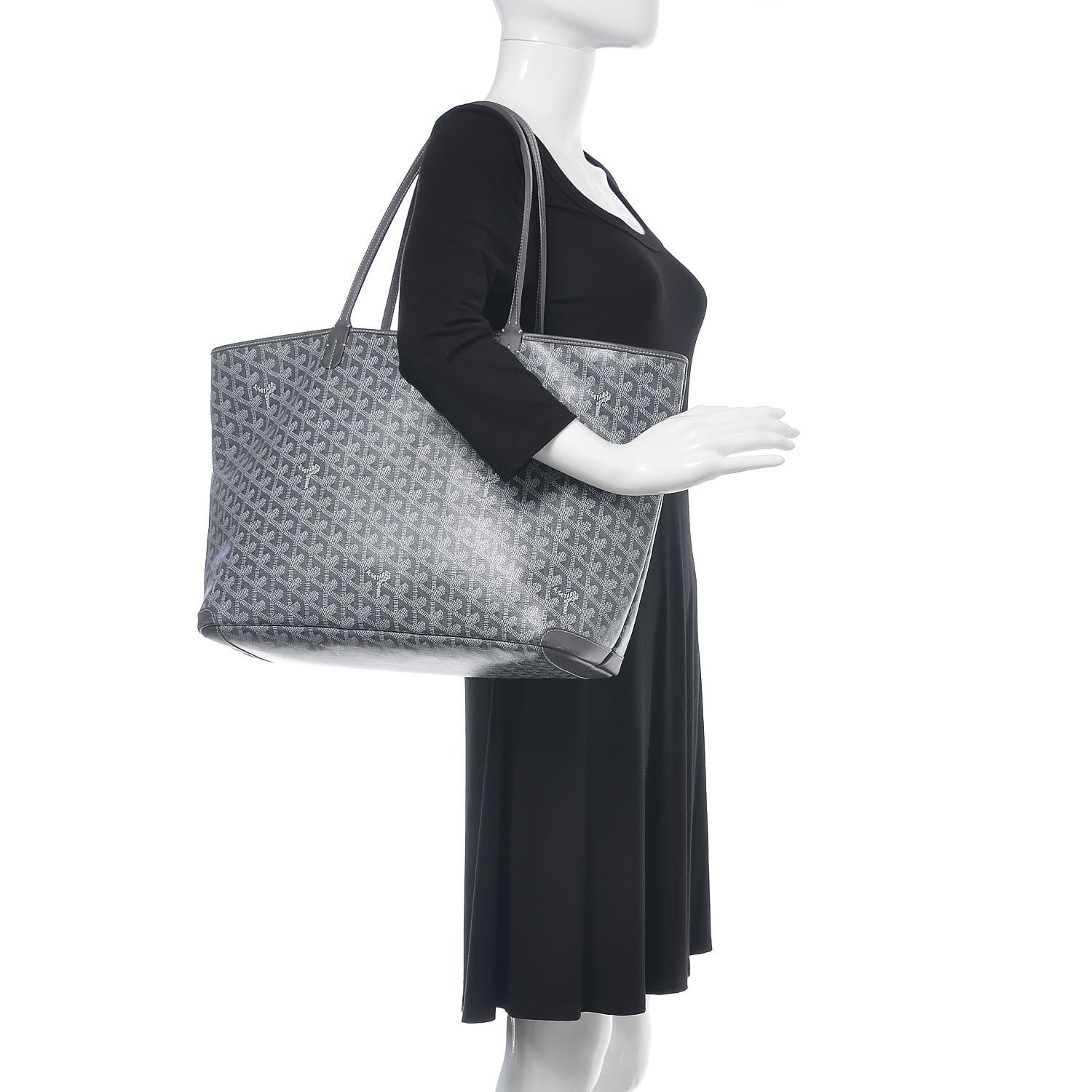 Goyard Goyardine Artois MM Grey 2 of 9