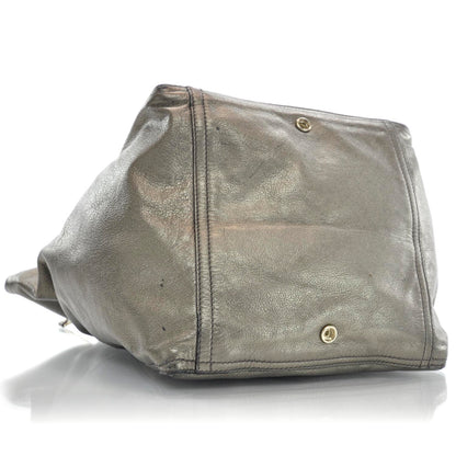Saint Laurent Medium Downtown Tote Metallic 6 of 9