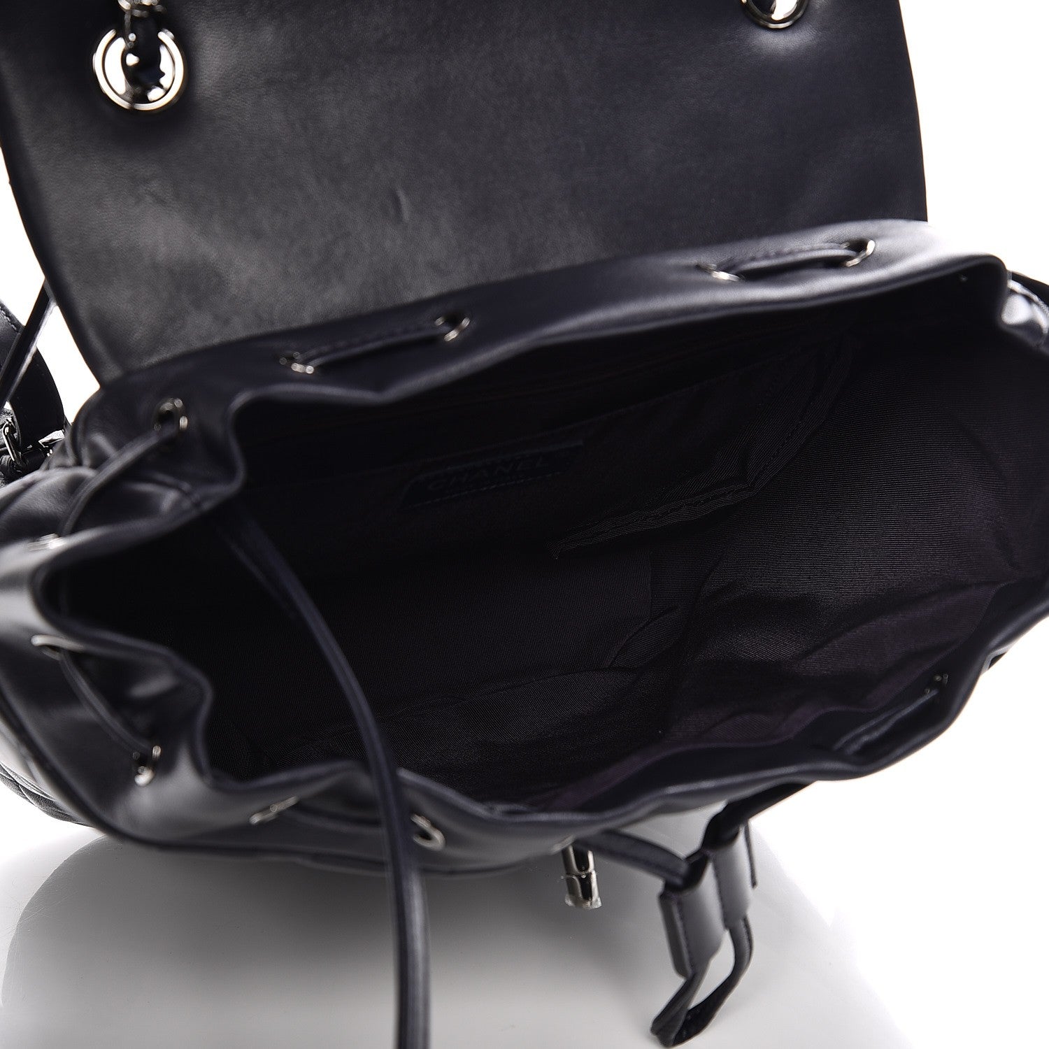 Chanel Lambskin Quilted Large Urban Spirit Backpack Dark Navy 5 of 7