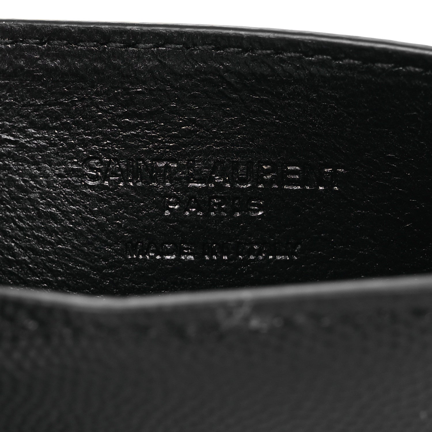 Saint Laurent Grain de Poudre 5 Fragments Card Holder Black 6 of 8