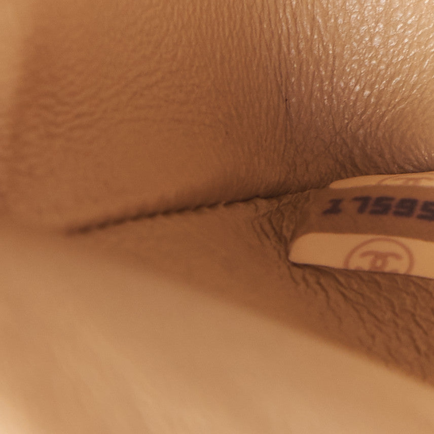 Chanel Lambskin Quilted Medium Double Flap Beige 9 of 9