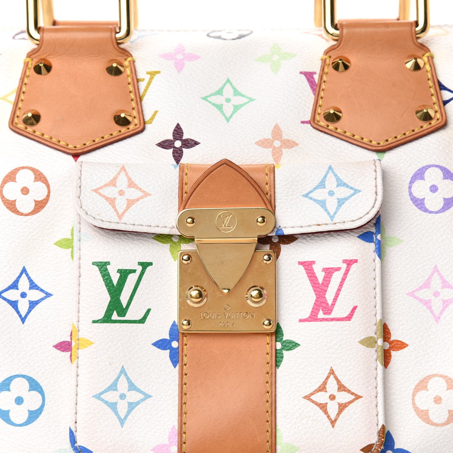 Monogram Multicolor Speedy 30 White