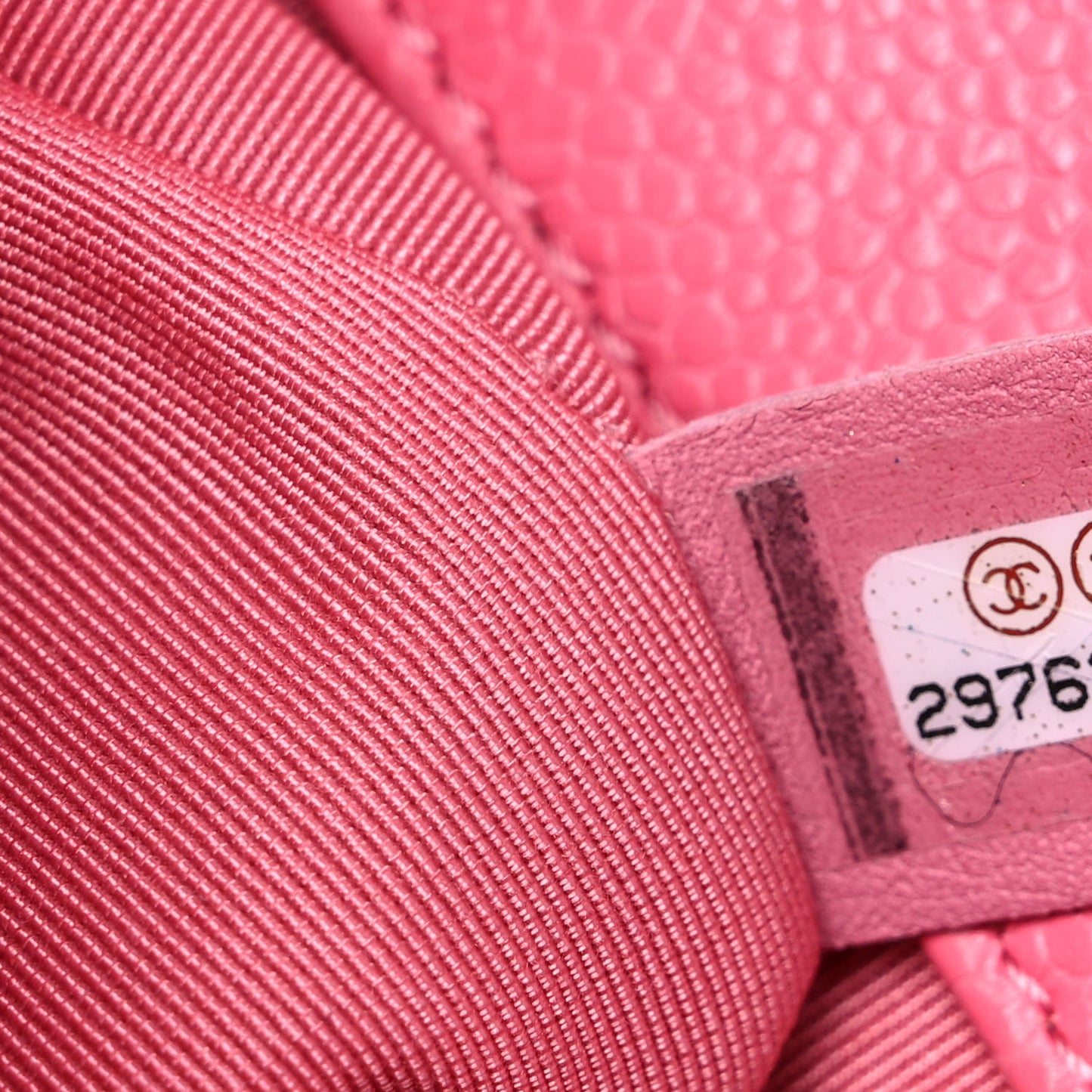 Caviar Quilted Mini Incognito Square Flap Pink