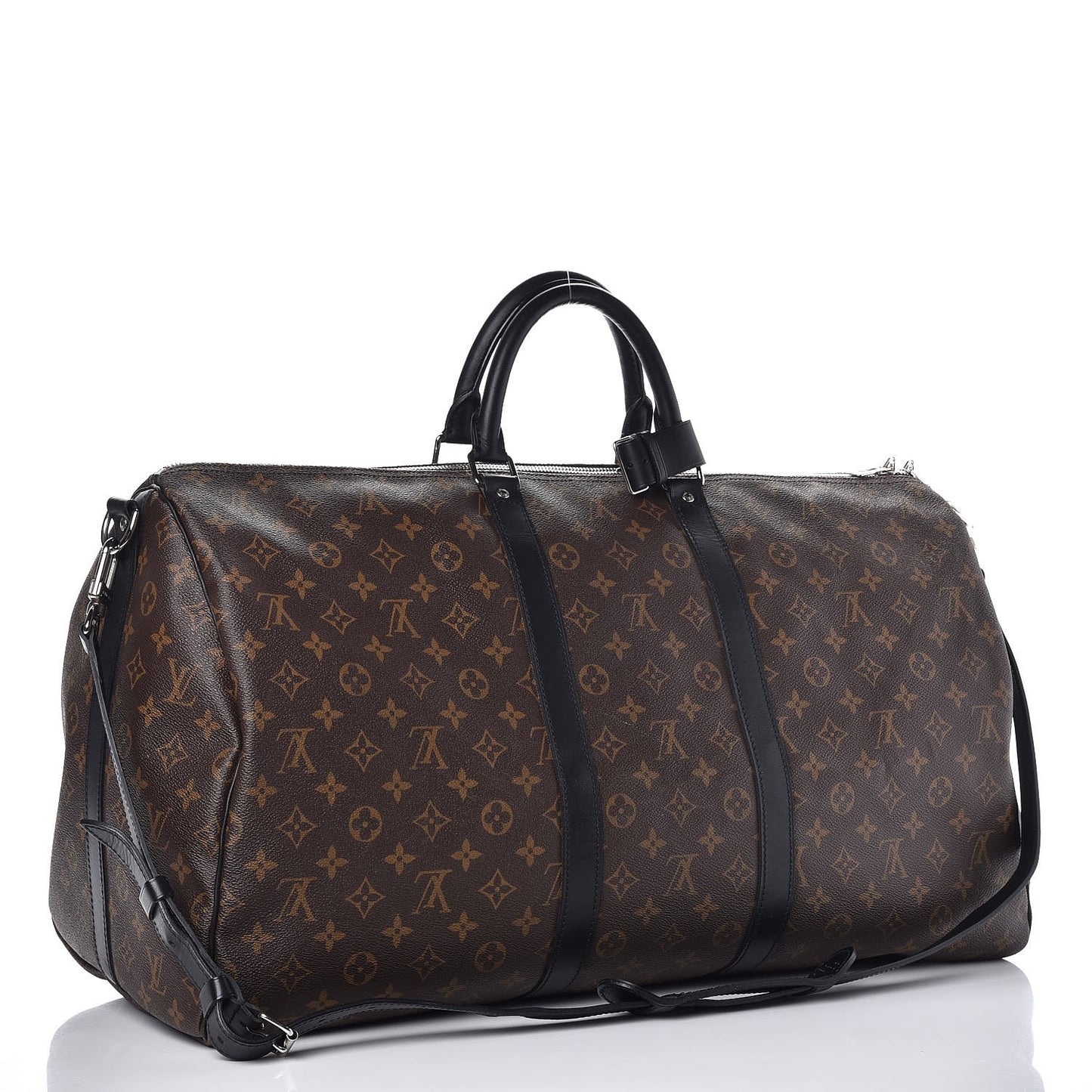 Monogram Macassar Keepall Bandouliere 55