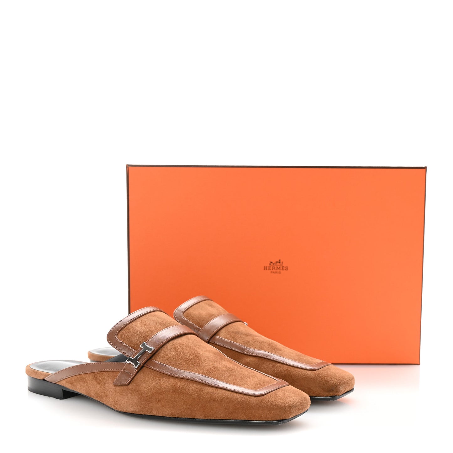 Suede Goatskin Groupie Mules 40 Brun Amourette