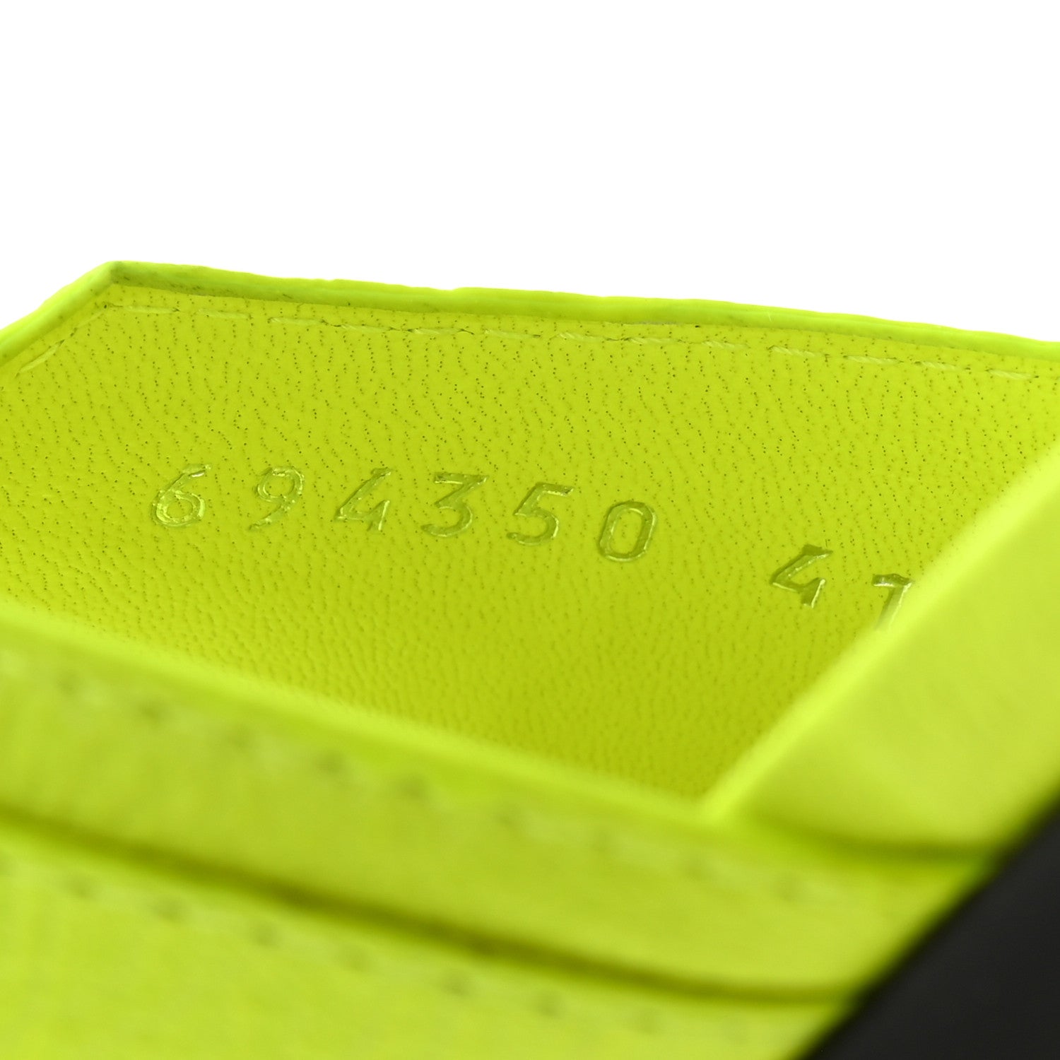 Balenciaga Agneau Arena Cagole 50mm Slide Sandals 41.5 Fluo Yellow 6 of 12